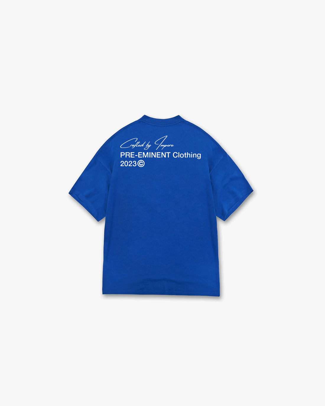 BLUE CRAFTED T-SHIRT